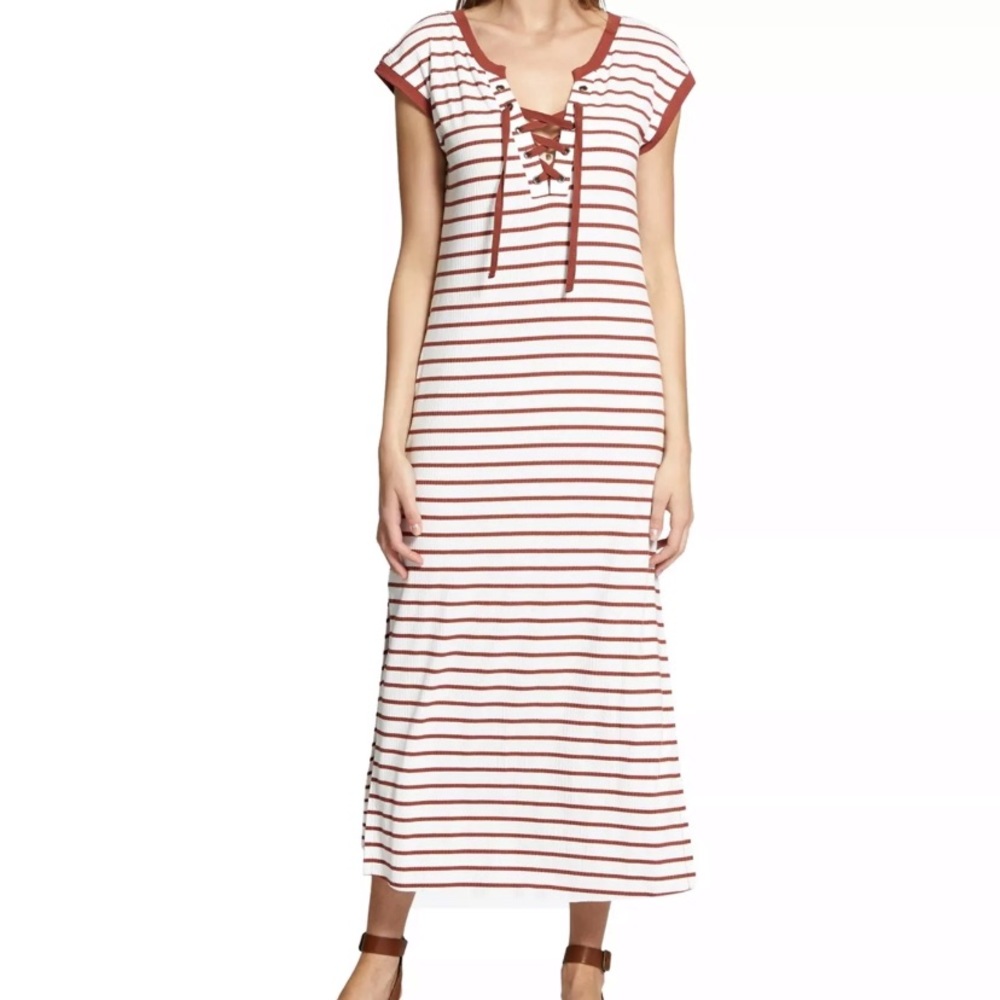 Sanctuary Womens Riviera Stripe Maxi Dress